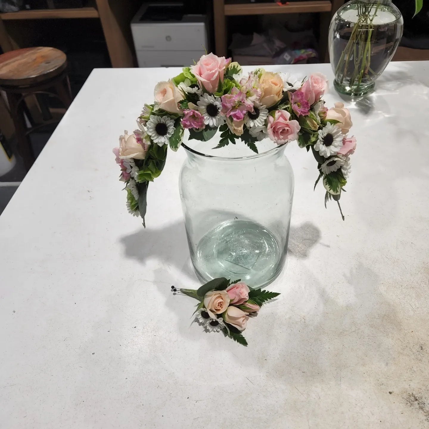 Custom Floral Crown Hair Accessory Homecoming and Prom