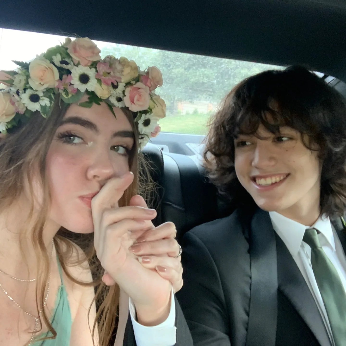 Custom Floral Crown Hair Accessory Homecoming and Prom