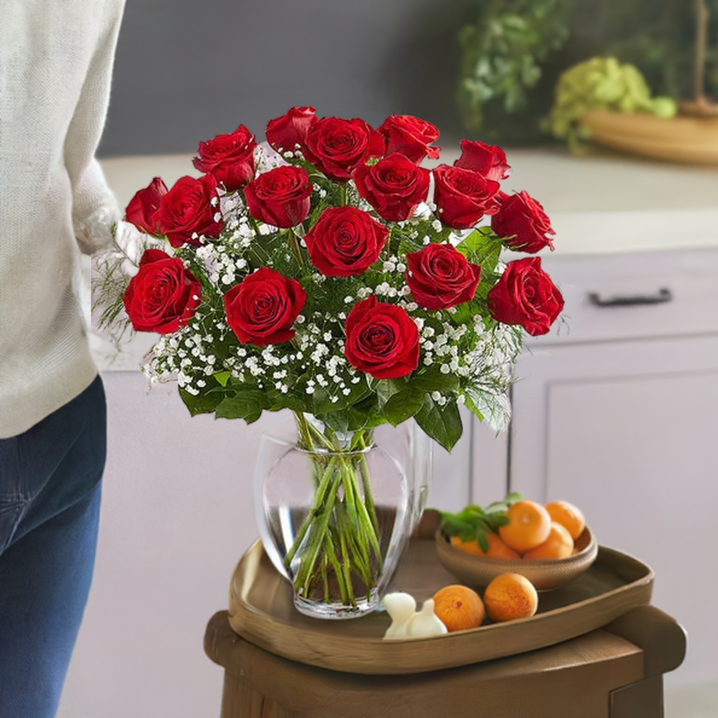 Rose Elegant - Premium Long Stem Red Roses