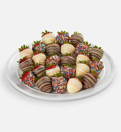 Birthday Chocolate Strawberries