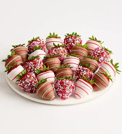 Sweetly Sprinkled Chocolate Berries