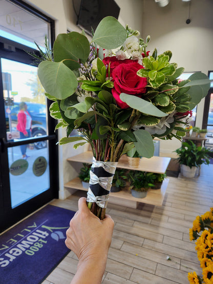 Custom Handtied Bouquet Homecoming and Prom