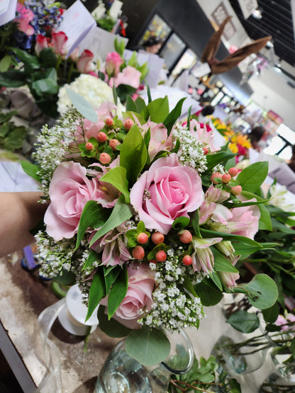 Custom Handtied Bouquet Homecoming and Prom