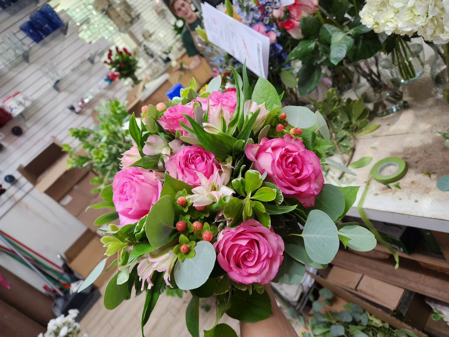 Custom Handtied Bouquet Homecoming and Prom