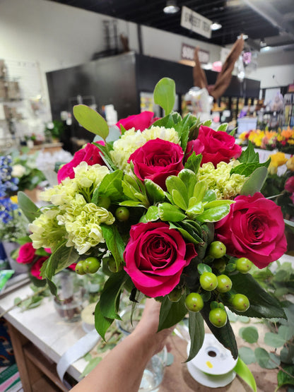 Custom Handtied Bouquet Homecoming and Prom