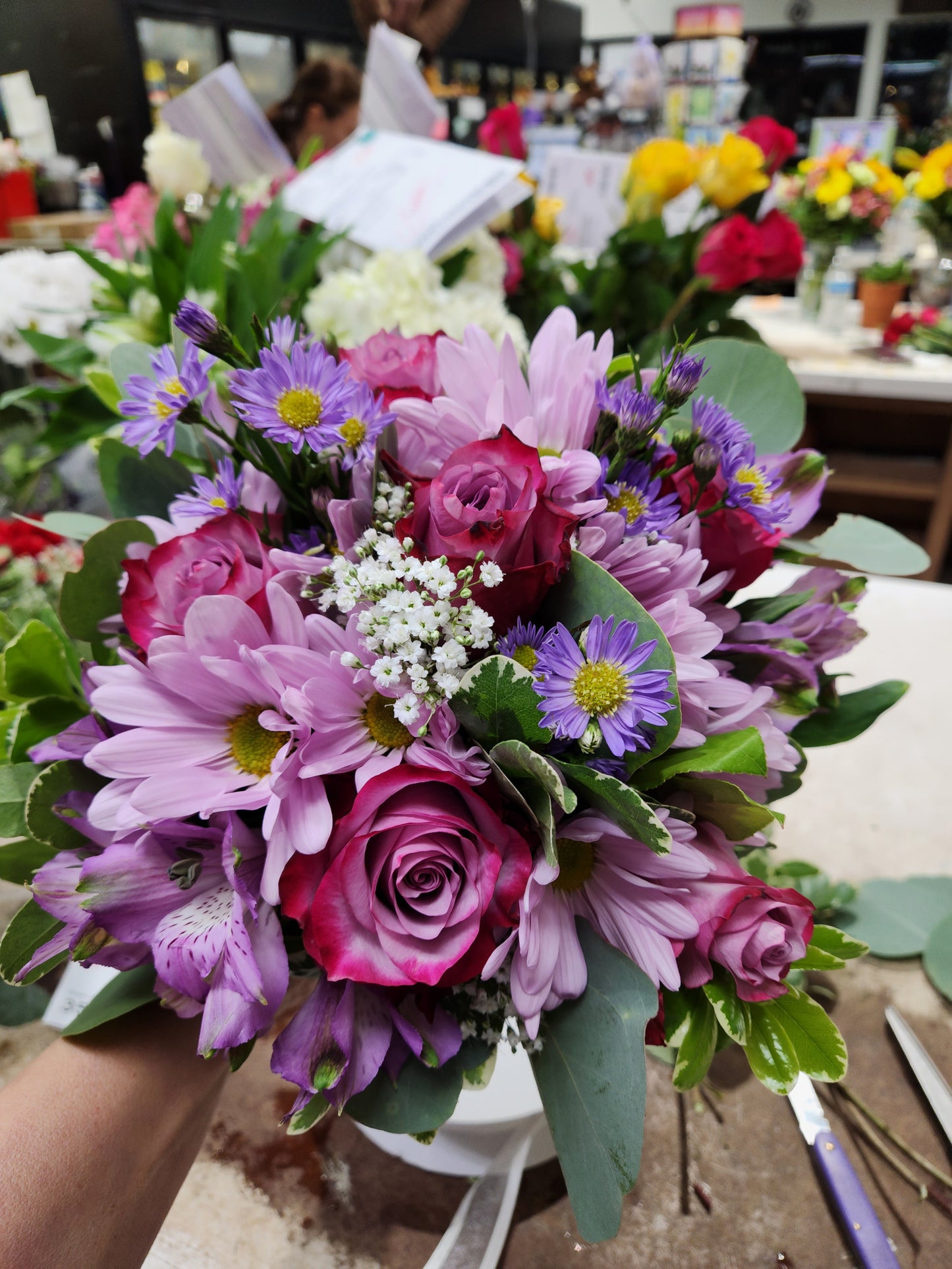 Custom Handtied Bouquet Homecoming and Prom