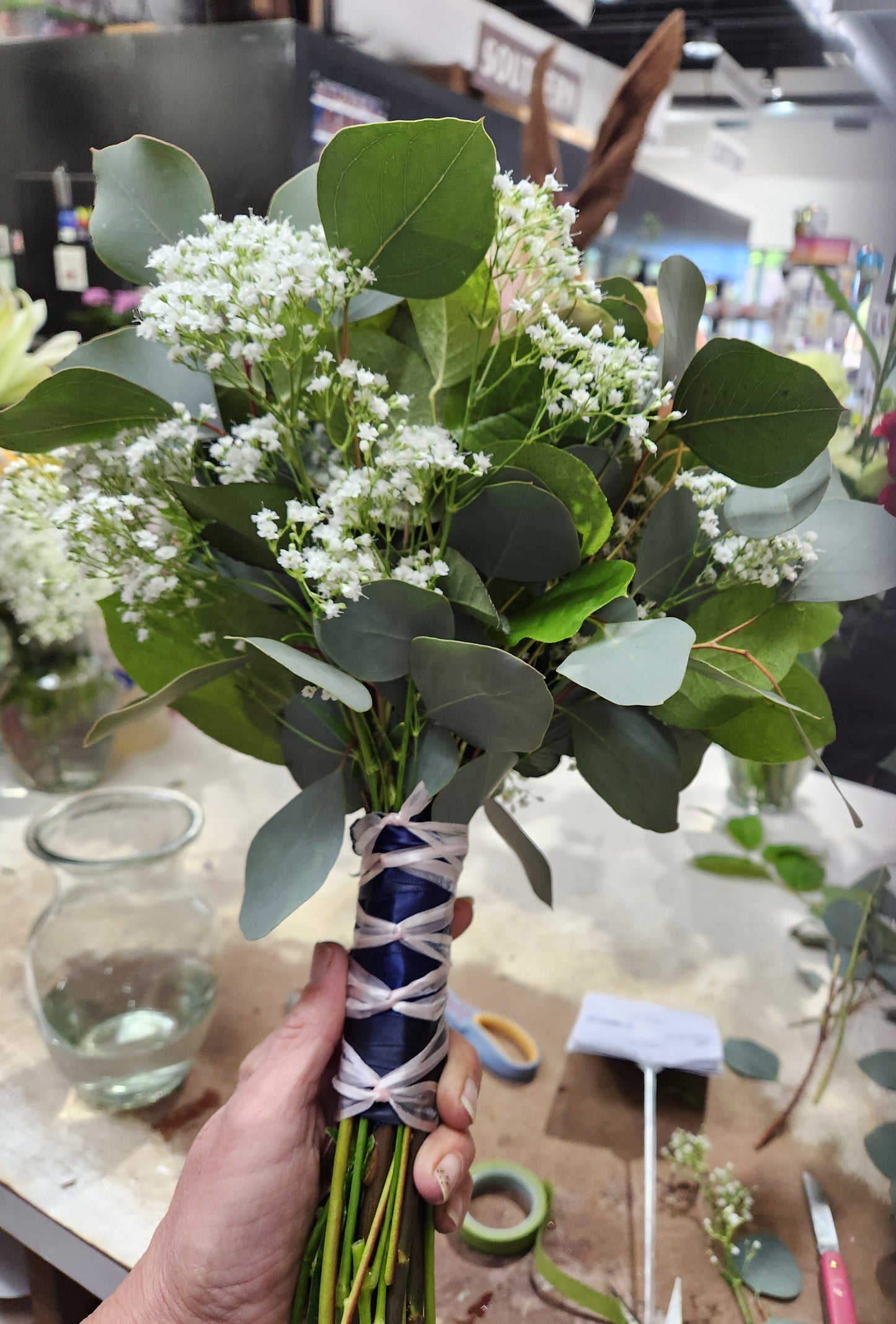 Custom Handtied Bouquet Homecoming and Prom