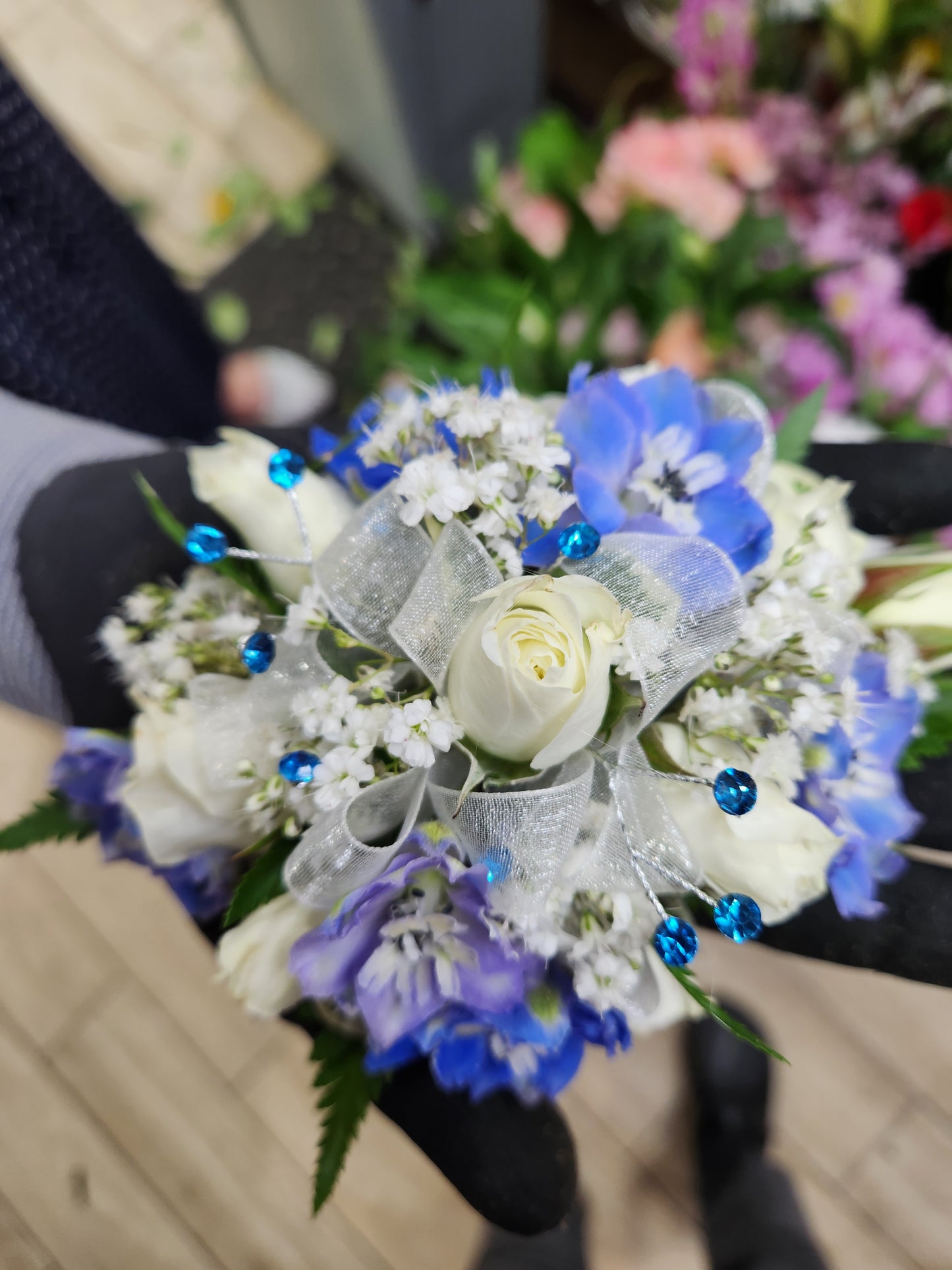Custom Handtied Bouquet Homecoming and Prom
