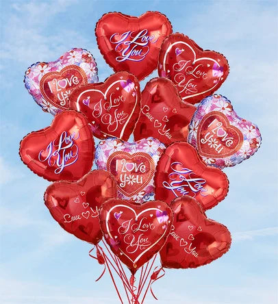 Bouquet of Balloons - Love & Romance Mylar Balloons
