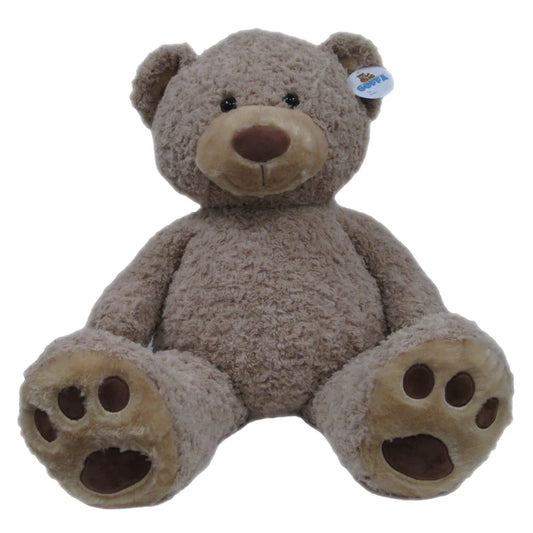 37" Taupe Bear with Foot Pads