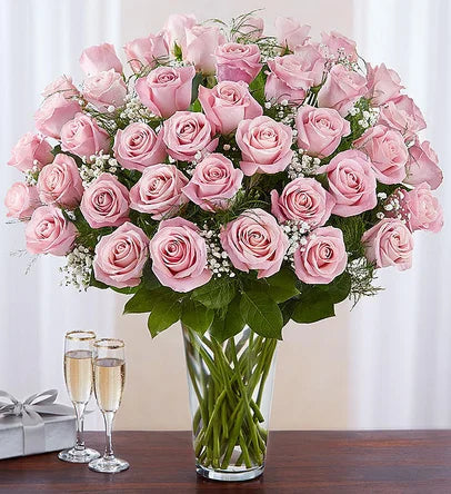 Premium Long Stem Pink Roses