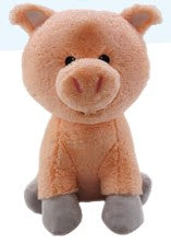 22.5" Sitting Pig Plush