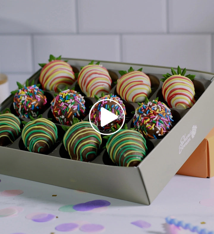 Birthday Chocolate Strawberries
